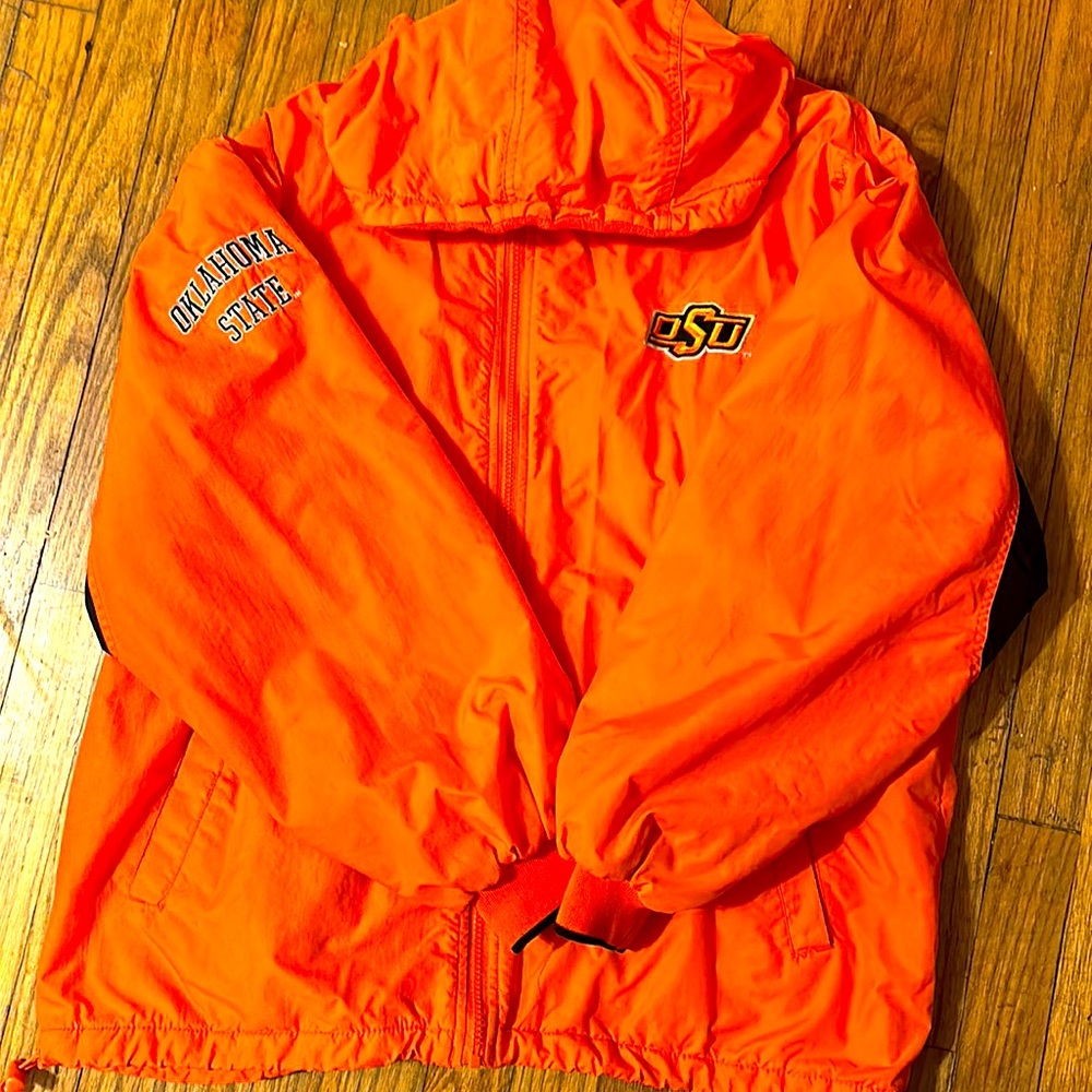 Men’s hooded OSU windbreaker /jacket.